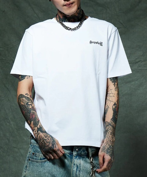 tシャツ A'GEM/9 × .kom 「SUPPLIER/サプライヤー」 Cross Tee/クロスTシャツ メンズ レディースの画像
