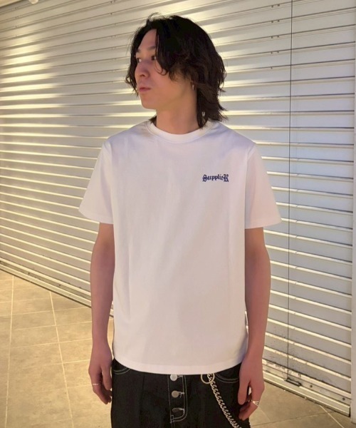 tシャツ A'GEM/9 × .kom 「SUPPLIER/サプライヤー」 Cross Tee/クロスTシャツ メンズ レディースの画像