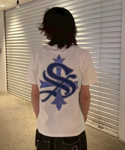 tシャツ A'GEM/9 × .kom 「SUPPLIER/サプライヤー」 Cross Tee/クロスTシャツ メンズ レディースの画像