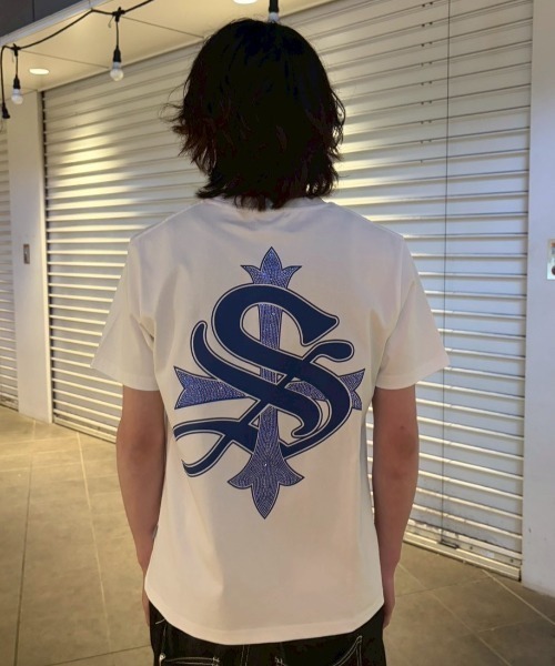 tシャツ A'GEM/9 × .kom 「SUPPLIER/サプライヤー」 Cross Tee/クロスTシャツ メンズ レディースの画像