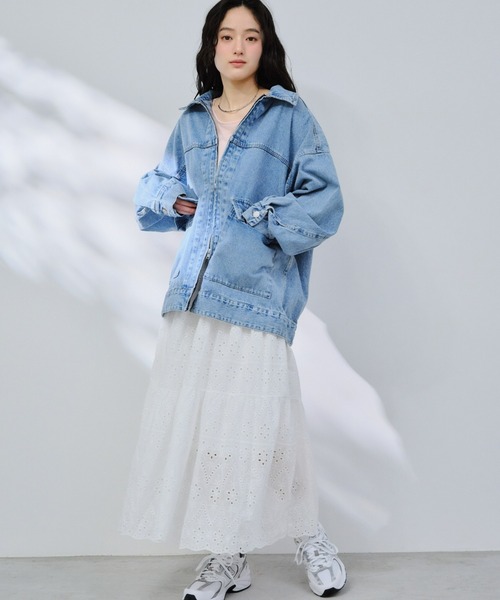 P.V.T スカート コットンレースティアードスカート : ZOZOTOWN Yahoo