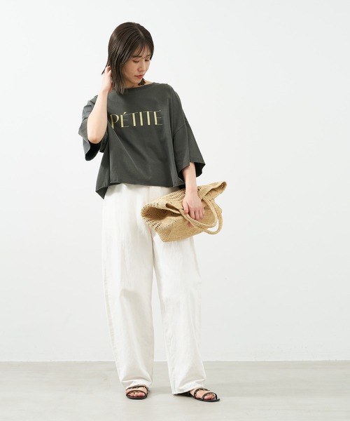 「MICA&DEAL」 デニムハーフパンツ 38 サックスブルー レディース_画像7