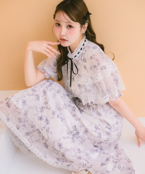 クチュールバイロジータ ワンピース ケープロングワンピース