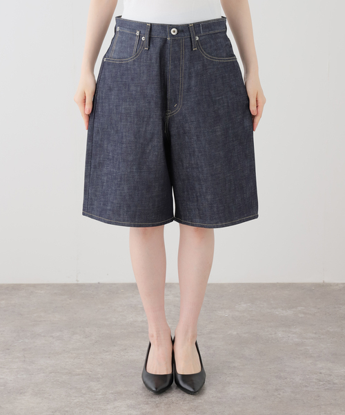 KURO ハーフパンツ パンツ 短パン STRUCTURE SHORT 964244：デニム