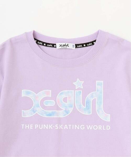 uvカット セットアップ メッシュロゴ半袖Tシャツ+総柄ショートパンツ セット キッズ 子供服 女の子の画像