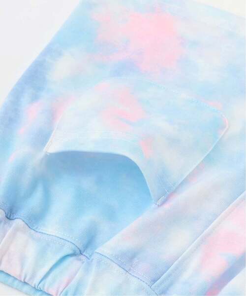 uvカット セットアップ メッシュロゴ半袖Tシャツ+総柄ショートパンツ セット キッズ 子供服 女の子の画像