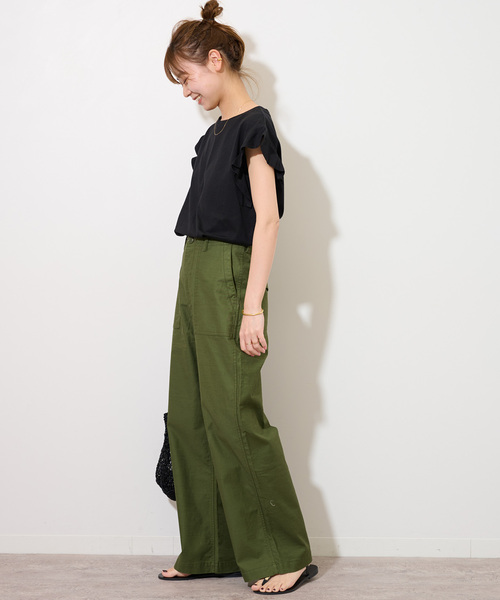 「JOURNAL STANDARD relume」 ノースリーブトップス FREE ブラウン レディース_画像4