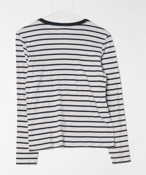 「PETIT BATEAU」 長袖カットソー ONE SIZE ネイビー レディース_画像2