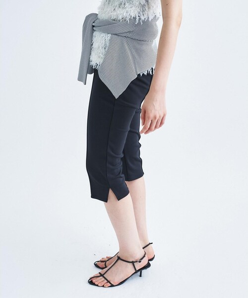 パンツ 「Re」cropped leggings pants レディースの画像