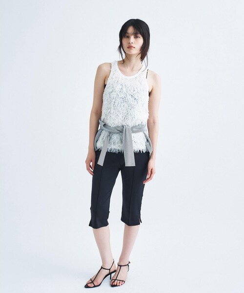 パンツ 「Re」cropped leggings pants レディースの画像
