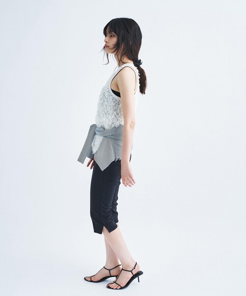 パンツ 「Re」cropped leggings pants レディースの画像