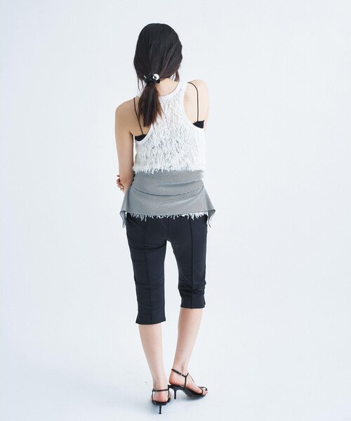 パンツ 「Re」cropped leggings pants レディースの画像