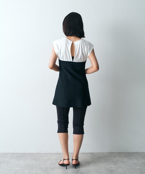 パンツ 「Re」cropped leggings pants レディースの画像
