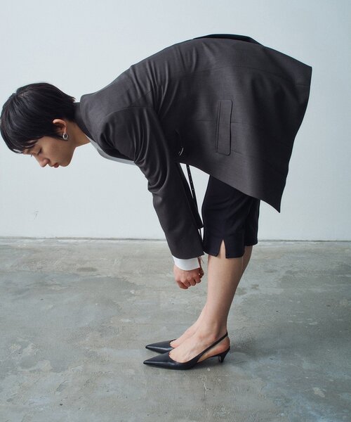 パンツ 「Re」cropped leggings pants レディースの画像