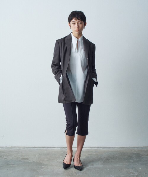 パンツ 「Re」cropped leggings pants レディースの画像