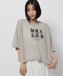 niko and…（ニコアンド） tシャツ 半袖 アソートシアーフォトプル 