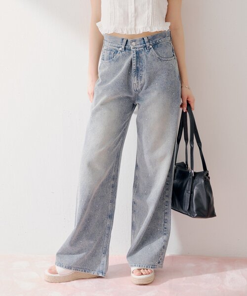 chikoです！！ Chico（チコ） デニムパンツ SMALL ブルー レディース : ZOZOTOWN