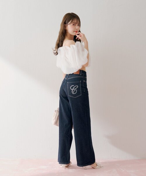 Chico（チコ） デニムパンツ SMALL ブルー レディース : ZOZOTOWN