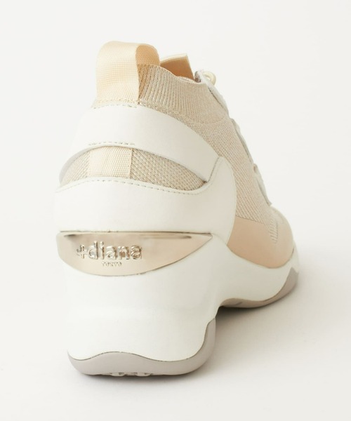 「+diana」 ローカットスニーカー 23.5cm ブラック レディース_画像8