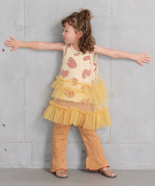 「MARKEY'S」 「KIDS」イージーパンツ 130 ベージュ キッズ_画像7