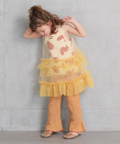 「MARKEY'S」 「KIDS」イージーパンツ 130 ベージュ キッズ_画像8