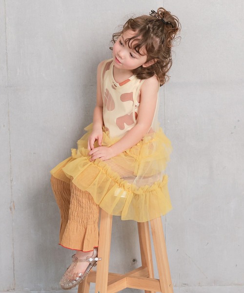 「MARKEY'S」 「KIDS」イージーパンツ 130 ベージュ キッズ_画像9