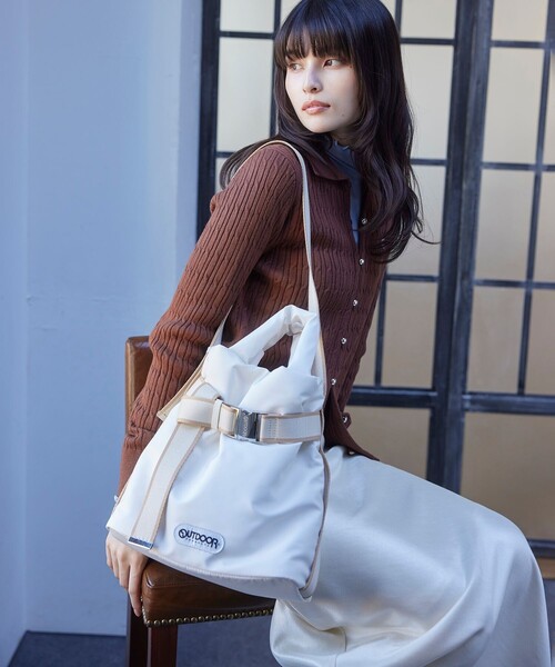 「OUTDOOR PRODUCTS」 2WAYバッグ「VISコラボ」 FREE キナリ レディース_画像3