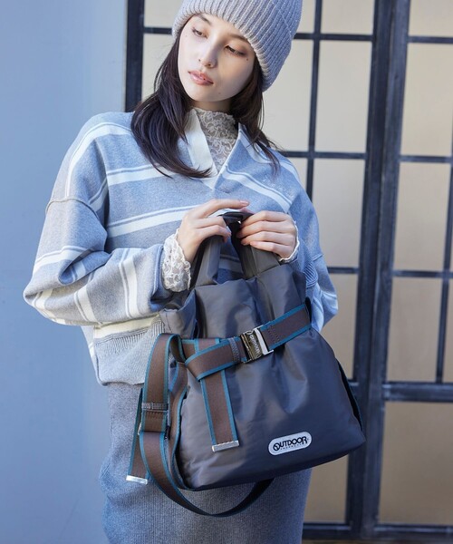「OUTDOOR PRODUCTS」 2WAYバッグ「VISコラボ」 FREE キナリ レディース_画像6