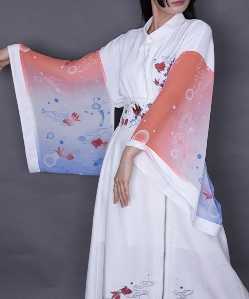 REZEN（リゼン） シャツ 金魚和袖シャツ メンズ : ZOZOTOWN Yahoo!店