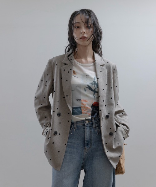 Eimee Law（エイミーロウ） ジャケット テーラードジャケット ドット