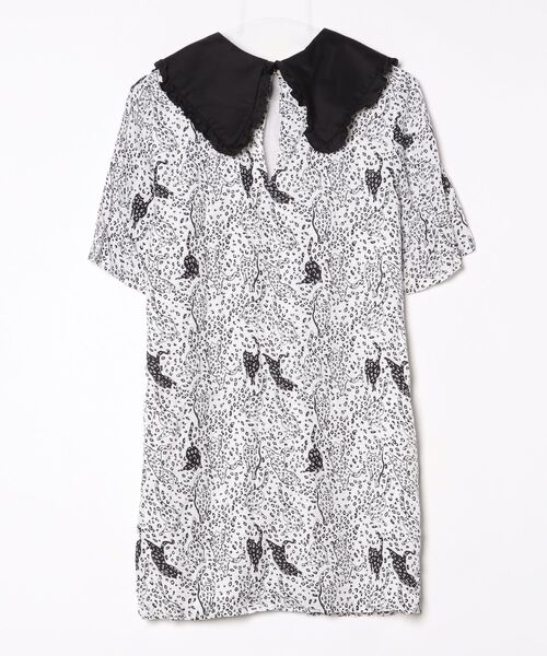 「Ted Baker」 半袖ワンピース 1 ホワイト レディース_画像2