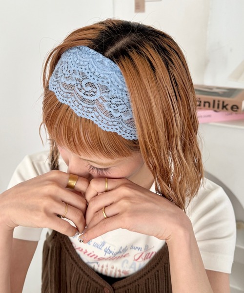 SOLLON.（ソルロン） ヘアバンド レースヘアバンド : ZOZOTOWN Yahoo
