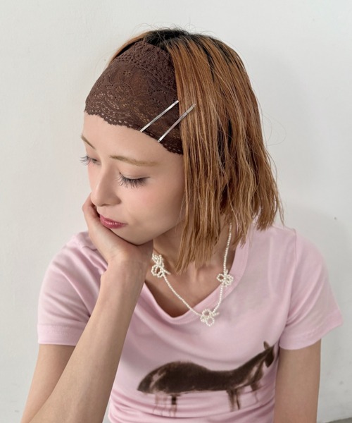 SOLLON.（ソルロン） ヘアバンド レースヘアバンド : ZOZOTOWN Yahoo