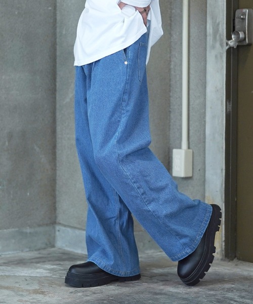 「G.O.C」 デニムパンツ SMALL ブラック メンズ_画像2