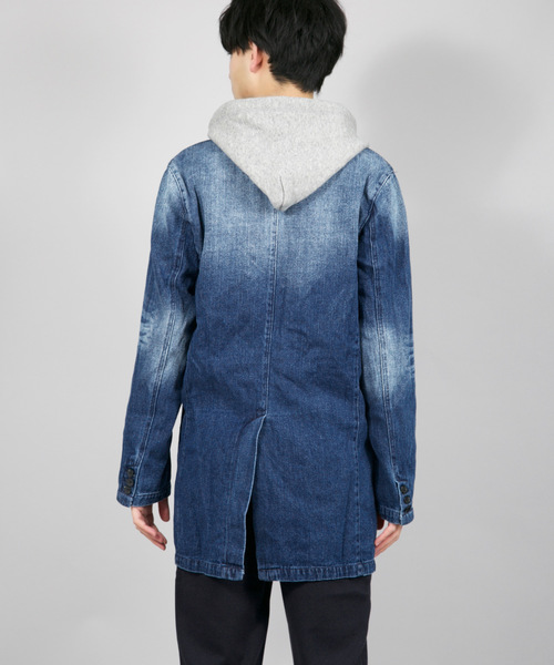 大特価新品 ジャケット PayPayモール店 - 通販 - PayPayモール Gジャン GTN/デニムチェスターコート ZOZOTOWN お得NEW