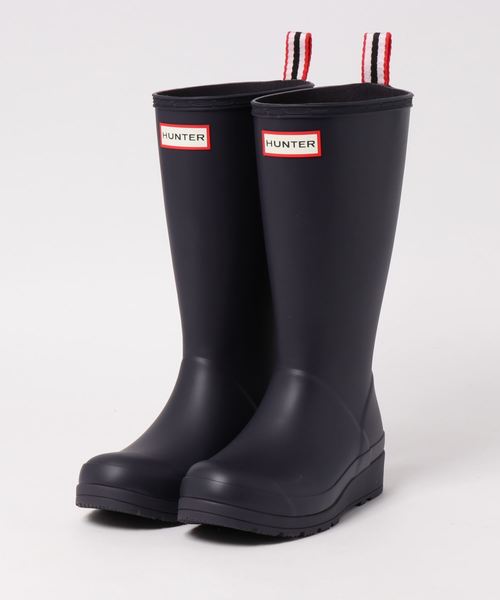 プティページ Hunter Original Tall 黒 長靴レディース HUNTER（ハンター） 長靴 レインブーツ ORIGINAL PLAY BOOT TALL