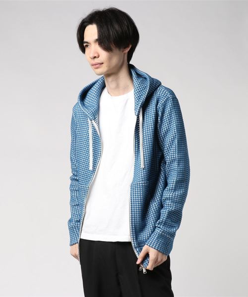 【TATRAS取扱】Seagreen オニワッフルパーカー WOMEN】【TATRAS/Seagreen】オニワッフルパーカー （パーカー