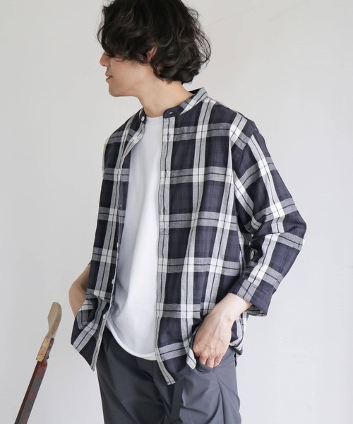 URBAN RESEARCH DOORS（アーバンリサーチドアーズ） 七分袖 シャツ 綿