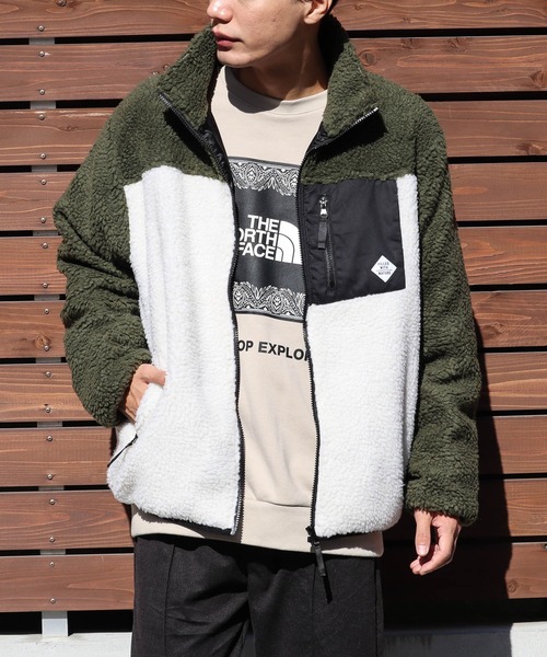 ブルゾン アウター 「ボアハイネックZIPブルゾン」 レディース メンズ