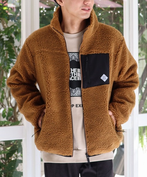 ブルゾン アウター 「ボアハイネックZIPブルゾン」 レディース メンズ