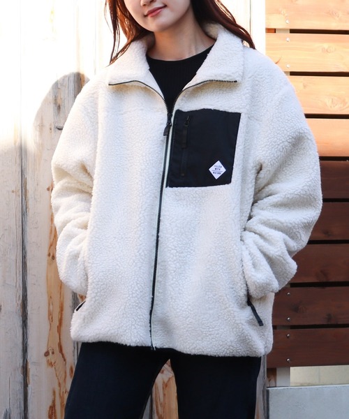 ブルゾン アウター 「ボアハイネックZIPブルゾン」 レディース メンズ