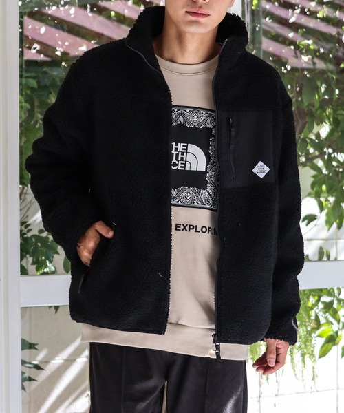 ブルゾン アウター 「ボアハイネックZIPブルゾン」 レディース メンズ