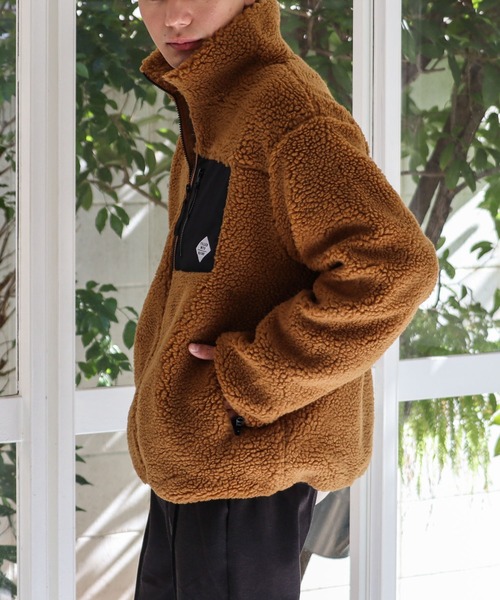 ブルゾン アウター 「ボアハイネックZIPブルゾン」 レディース メンズ