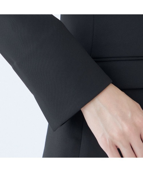 SUIT SELECT スーツ 「セットアップ対応」「洗えるノーカラー