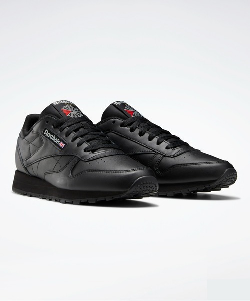 リーボック　Reebok 24 ブラック　レザー 新品　　スニーカー　革靴　希少 Reebok クラシックレザー / CLASSIC LEATHER （コアブラック