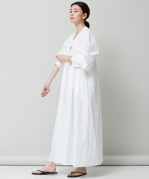 ワンピース Curensology(カレンソロジー)/コットンリネンピュアタックワンピース Curensology カレンソロジー