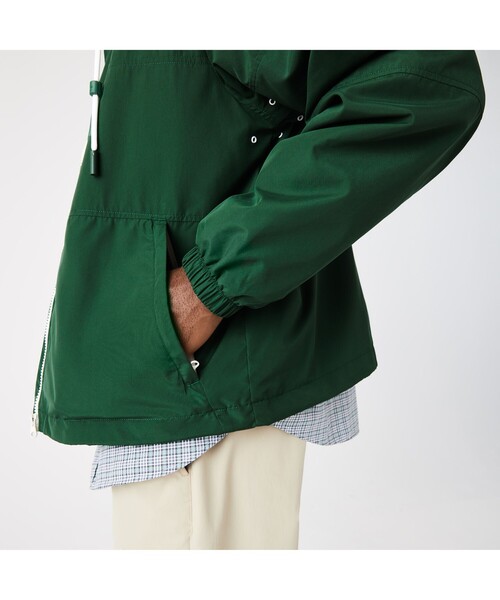 ☆LACOSTE/ラコステ 撥水タフタショートトラックジャケット BH4608/52