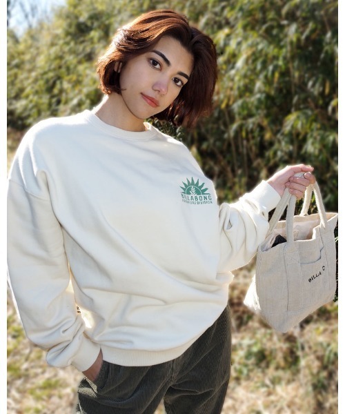 送料無料（沖縄県を除く）23FW レディース BILLABONG クルースウェット ADIV WARM SWEAT CREW BD014-010: 正規品/ビラボン/BD014010/cat-fs BILLABONG 送料無料（沖縄県を除く）23FW レディース クルー