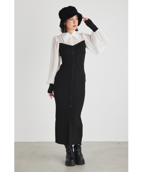 rienda ワンピース 楽天市場】【SALE／75%OFF】ショートSHレイヤードOP rienda