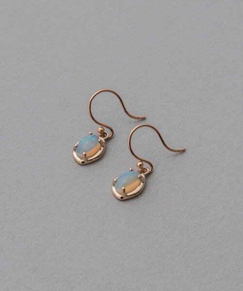 ete ピアス バイカラー ダブルライン ピアス | ete bijoux (Women)/エテ